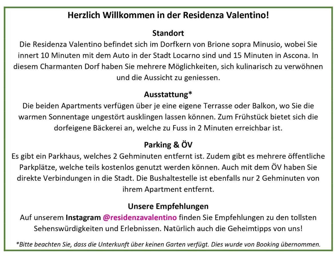 Ferienwohnung Residenza Valentino Locarno Exterior foto